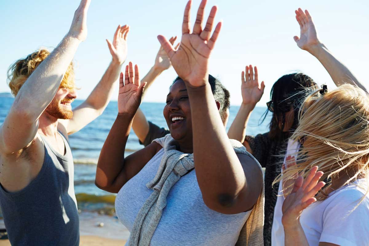 small retreat group release stress fountain of youth