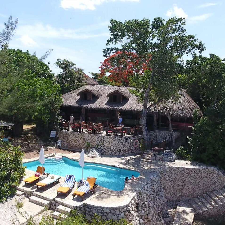 Tensing Pen Pool View from Drone